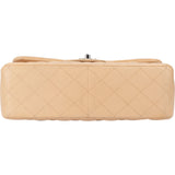 Chanel Quilted Lambskin Double Flap Jumbo Crossbody Bag