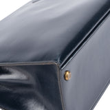 Hermès Bleu Boxcalf Kelly 32 Handbag