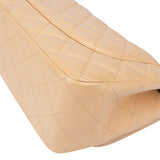 Chanel Quilted Lambskin Double Flap Jumbo Crossbody Bag