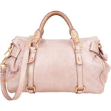 Miu Miu Classic Leather City Handbag
