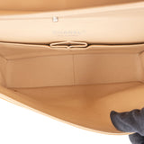 Chanel Quilted Lambskin Double Flap Jumbo Crossbody Bag