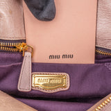 Miu Miu Classic Leather City Handbag