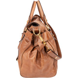 Miu Miu Brown Leather City Handbag