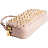 Miu Miu Leather Rivets Micro Handbag