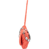 Miu Miu Quilted Leather Crystal Shoulder Bag
