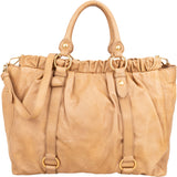 Miu Miu Classic Leather City Handbag