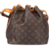 Louis Vuitton Canvas Monogram Sac Noe Petit Shoulder Bag