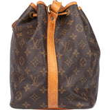 Louis Vuitton Canvas Monogram Sac Noe Petit Shoulder Bag