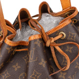 Louis Vuitton Canvas Monogram Sac Noe Petit Shoulder Bag