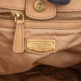 Miu Miu Classic Leather City Handbag