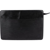 Louis Vuitton Noir Epi Leather Homme Pochette Clutch