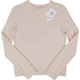 Hermès Cream Cashmere Basketweave H Knit Sweater (FR 36)