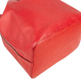 Louis Vuitton Rouge Epi Leather Sac Noe Petit Shoulder Bag