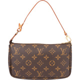 Louis Vuitton Canvas Monogram Pochette Accessoire Handbag