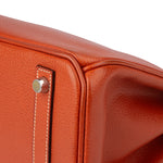 Hermès Birkin 30 Ardennes Leather Palladium Hardware Handbag - vintageandkickz