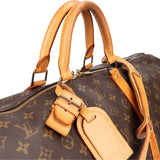 Louis Vuitton Canvas Monogram Keepall 55 Bandouliere