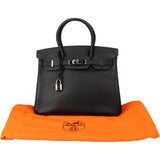 Hermès Noir Epsom Leather Birkin 30 Handbag
