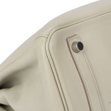 Hermès Gris Perle Swift Leather Palladium Birkin 30 Handbag
