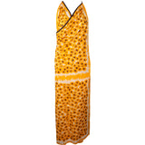 Hermès Yellow Silk Scarf Dress (OS)