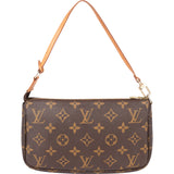 Louis Vuitton Canvas Monogram Pochette Accessoire Handbag