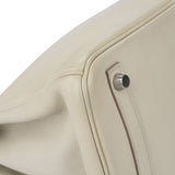 Hermès Gris Perle Swift Leather Palladium Birkin 30 Handbag