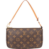 Louis Vuitton Canvas Monogram Pochette Accessoire Handbag