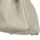 Hermès Gris Perle Swift Leather Palladium Birkin 30 Handbag