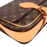 Louis Vuitton Canvas Monogram Cartouchiere MM Crossbody Bag