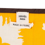 Hermès Yellow Silk Scarf Dress (OS)