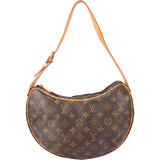 Louis Vuitton Canvas Monogram Croissant MM Shoulder Bag