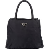 Prada Black Nylon Triangle Handbag