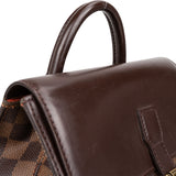 Louis Vuitton Damier Ebene Monogram Soho Backpack