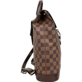 Louis Vuitton Damier Ebene Monogram Soho Backpack