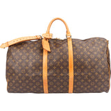 Louis Vuitton Canvas Monogram Keepall 60 Bandouliere