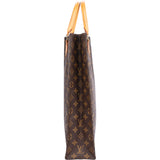 Louis Vuitton Canvas Monogram Sac Plat Handbag