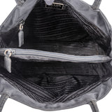Prada Black Nylon Triangle Handbag