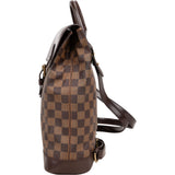 Louis Vuitton Damier Ebene Monogram Soho Backpack