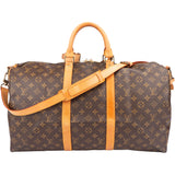 Louis Vuitton Canvas Monogram Keepall 50 Bandouliere