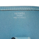 Hermès Bleu Atoll Courchevel Evelyne GM Crossbody Bag