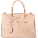 Prada Pink Saffiano Leather Galleria Handbag