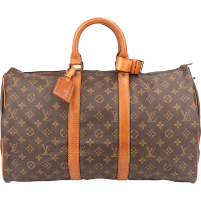 Louis Vuitton Canvas Monogram Keepall 45