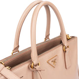 Prada Pink Saffiano Leather Galleria Handbag