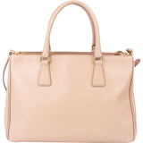 Prada Pink Saffiano Leather Galleria Handbag