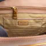 Prada Pink Saffiano Leather Galleria Handbag