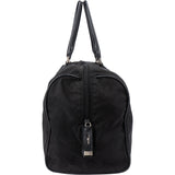 Prada Black Nylon Triangle Duffle Bag 50