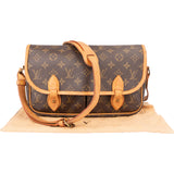 Louis Vuitton Canvas Monogram Gibeciere MM Crossbody Bag