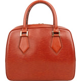 Louis Vuitton Cognac Epi Leather Sablon Handbag