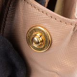 Prada Pink Saffiano Leather Galleria Handbag