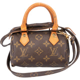 Louis Vuitton Canvas Monogram Mini Speedy Handbag