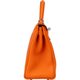 Hermès Orange Swift Leather Kelly 28 Handbag